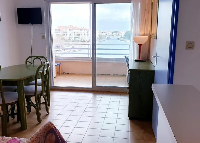 Baie Des Anges I Agreable 2 Pieces Avec Piscine Vue Lagon Richelieu Cap D'agde Appartement